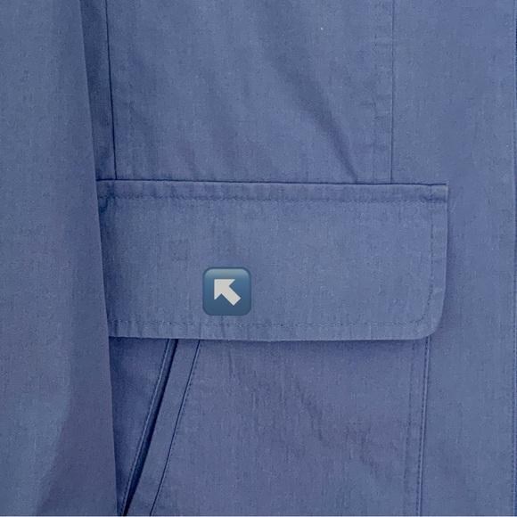 LONDON FOG Vintage Men’s Slate Blue Water Repellent Jacket - Picture 5 of 6